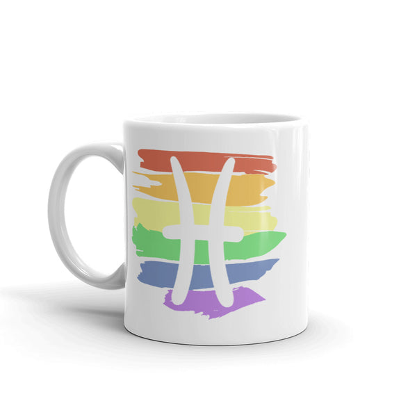 Pisces Zodiac Mug | Polycute LGBTQ+ & Polyamory Gifts