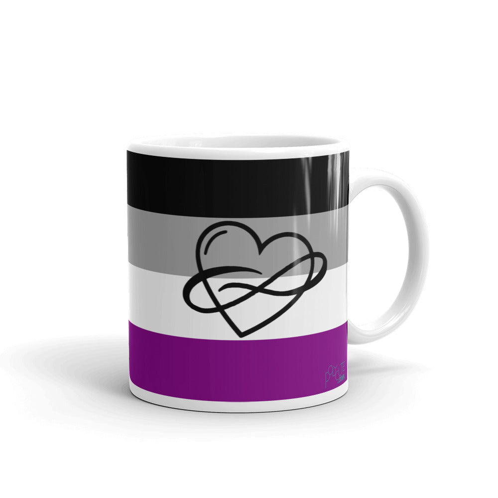Asexual Poly Pride Flag Mug | Polycute LGBTQ+ & Polyamory Gifts