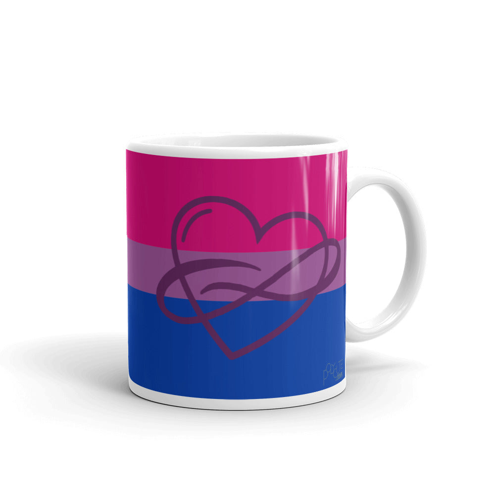 Bisexual Poly Pride Flag Mug | Polycute LGBTQ+ & Polyamory Gifts