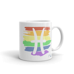 Pisces Zodiac Mug 11oz | Polycute LGBTQ+ & Polyamory Gifts