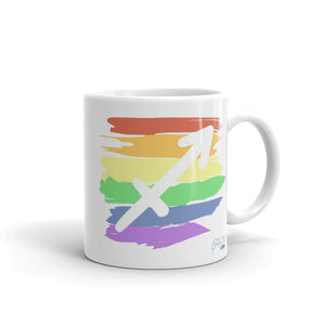 Sagittarius Zodiac Mug 11oz | Polycute LGBTQ+ & Polyamory Gifts