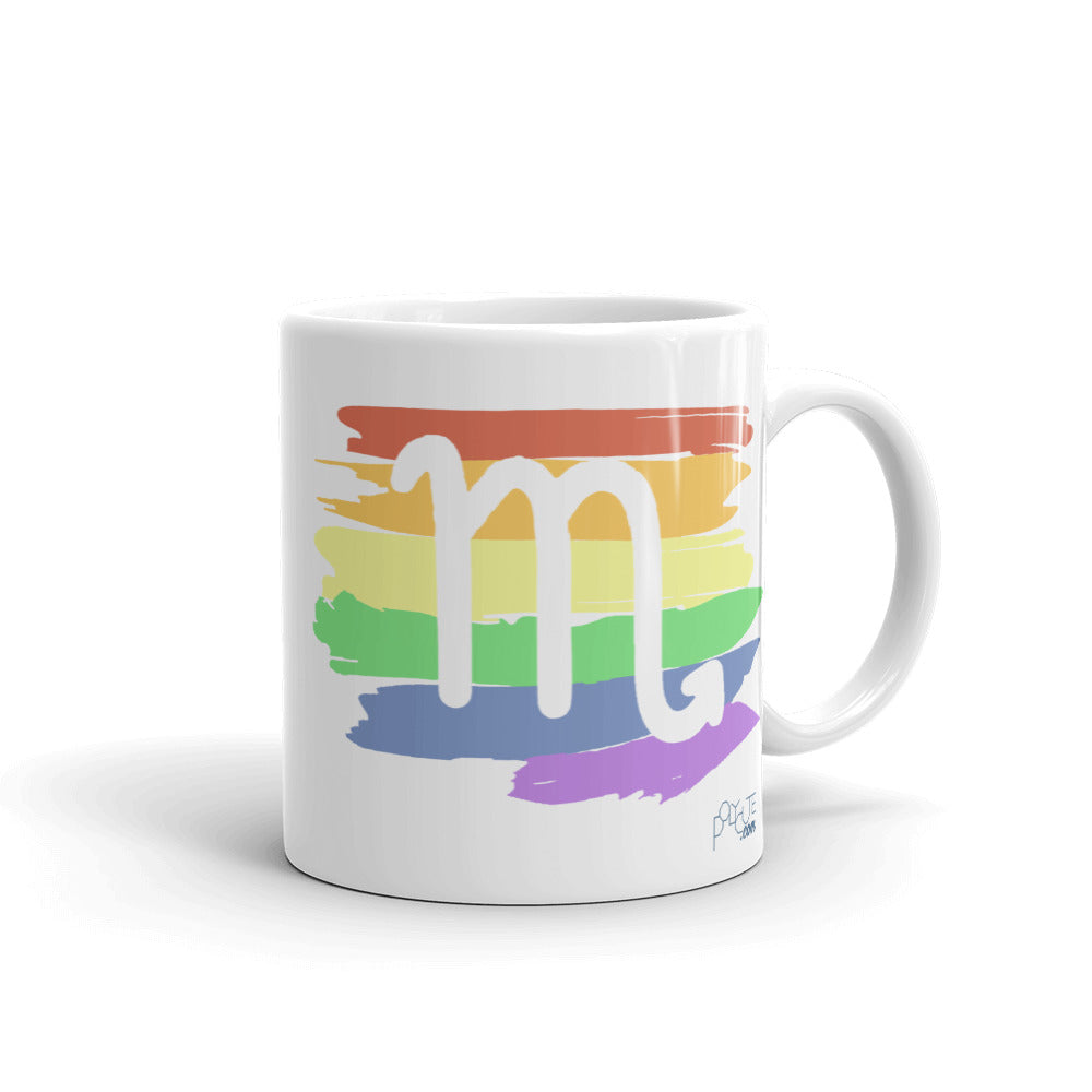 Scorpio Zodiac Mug 11oz | Polycute LGBTQ+ & Polyamory Gifts