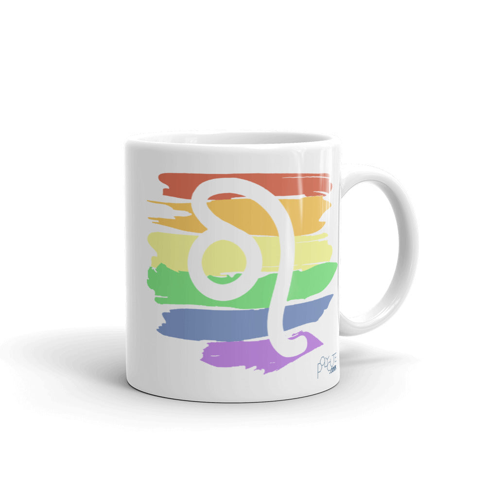 Leo Zodiac Mug 11oz | Polycute LGBTQ+ & Polyamory Gifts