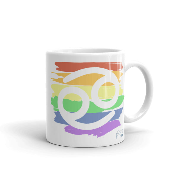 Cancer Zodiac Mug 11oz | Polycute LGBTQ+ & Polyamory Gifts