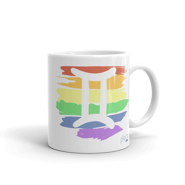 Gemini Zodiac Mug 11oz | Polycute LGBTQ+ & Polyamory Gifts