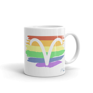 Aries Zodiac Mug 11oz | Polycute LGBTQ+ & Polyamory Gifts