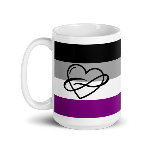 Asexual Poly Pride Flag Mug | Polycute LGBTQ+ & Polyamory Gifts