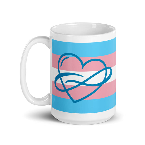Transgender Poly Pride Flag Mug | Polycute LGBTQ+ & Polyamory Gifts