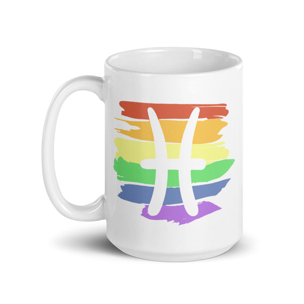 Pisces Zodiac Mug | Polycute LGBTQ+ & Polyamory Gifts