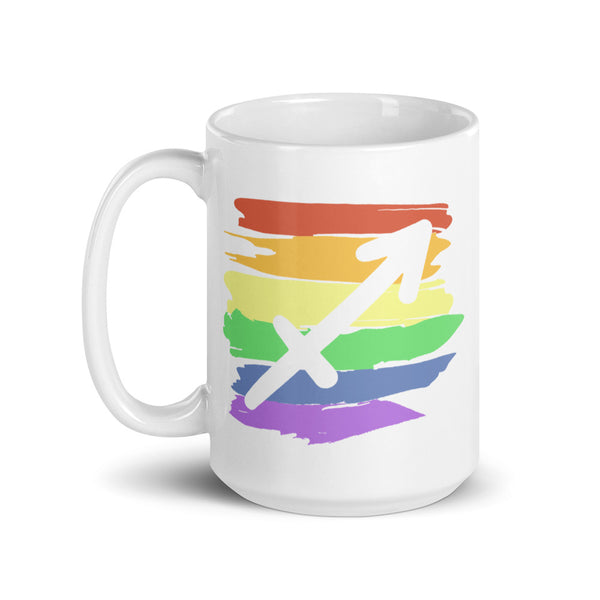 Sagittarius Zodiac Mug | Polycute LGBTQ+ & Polyamory Gifts