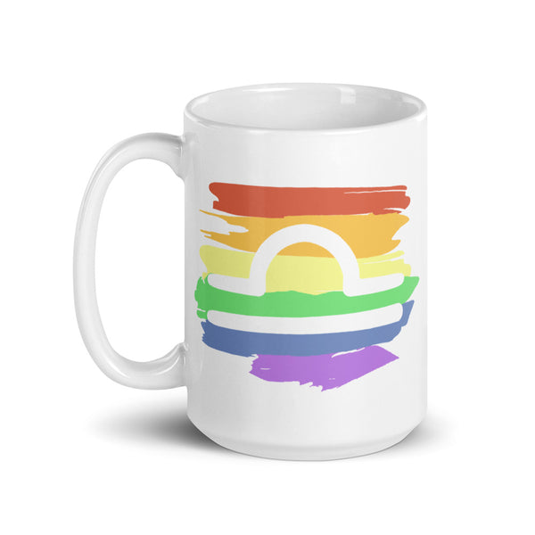Libra Zodiac Mug | Polycute LGBTQ+ & Polyamory Gifts