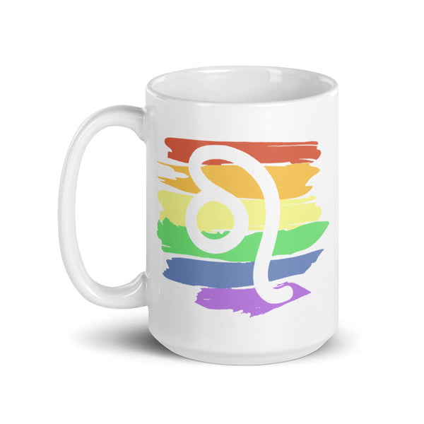 Leo Zodiac Mug | Polycute LGBTQ+ & Polyamory Gifts