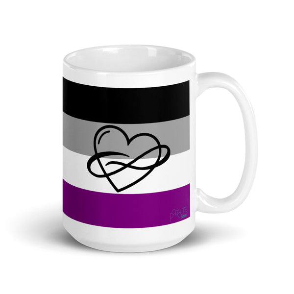 Asexual Poly Pride Flag Mug | Polycute LGBTQ+ & Polyamory Gifts