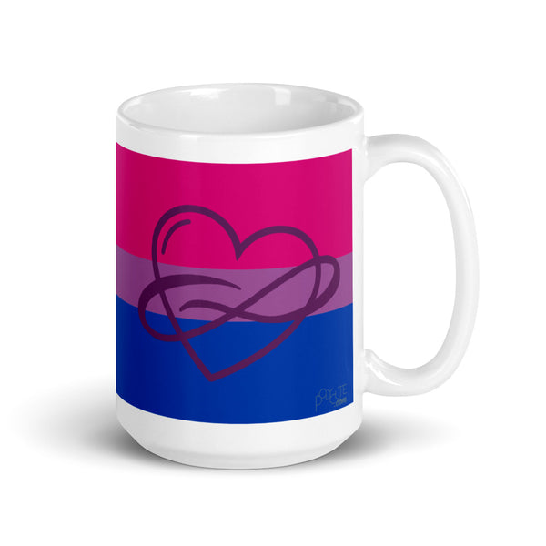 Bisexual Poly Pride Flag Mug | Polycute LGBTQ+ & Polyamory Gifts
