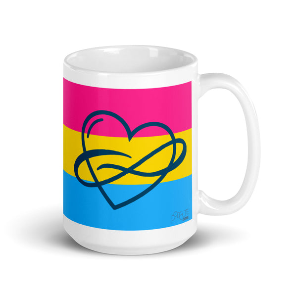 Pansexual Poly Pride Flag Mug | Polycute LGBTQ+ & Polyamory Gifts