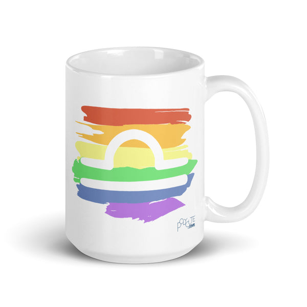 Libra Zodiac Mug 15oz | Polycute LGBTQ+ & Polyamory Gifts