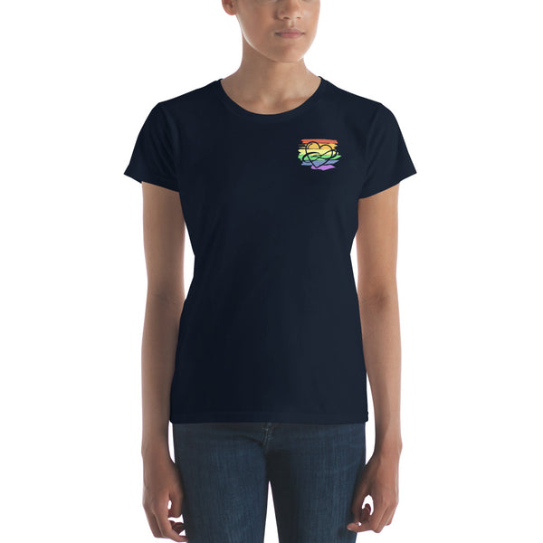 Lowkey Polycute Tee, Fitted Navy | Polycute Gift Shop
