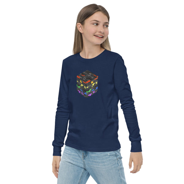 Pride Ore Long Sleeve Youth Tee | Polycute LGBTQ+ & Polyamory Gifts